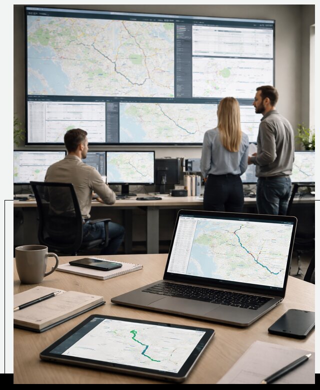 Трекинг грузов и Fleet Management, мониторинг автопарка в Мариинске